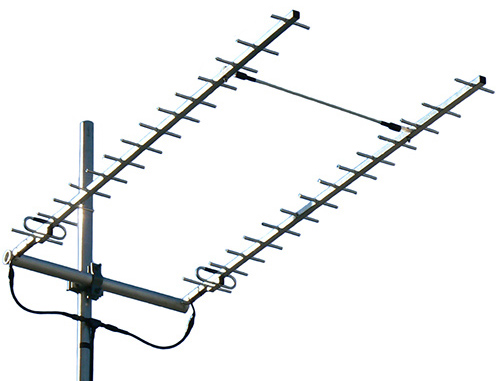 UHF dual 15 element scaled Yagi array, 380-520MHz, specify 20MHz, H&H, 17dBd – 2.5m